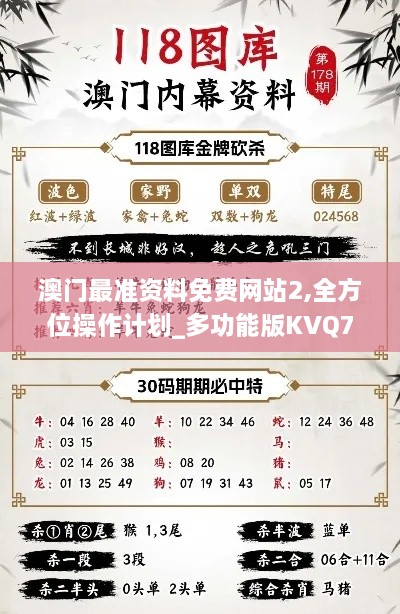 澳门最准资料免费网站2,全方位操作计划_多功能版KVQ71.770