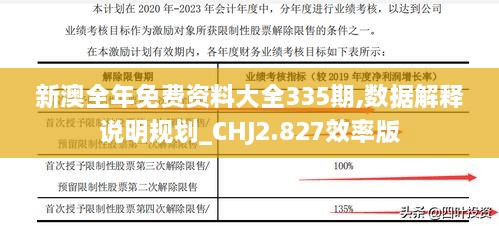 新澳全年免费资料大全335期,数据解释说明规划_CHJ2.827效率版