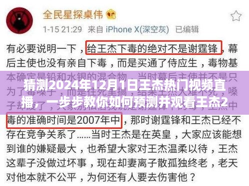 王杰热门视频直播预测与观看指南，初学者与进阶用户指南（2024年12月版）