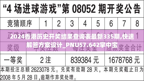 2024香港历史开奖结果查询表最新335期,快速解答方案设计_PNU57.642掌中宝