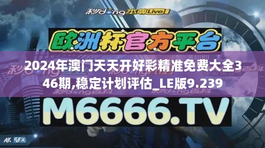 2024年澳门天天开好彩精准免费大全346期,稳定计划评估_LE版9.239