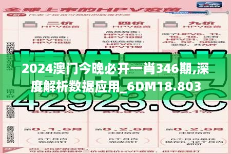 2024澳门今晚必开一肖346期,深度解析数据应用_6DM18.803