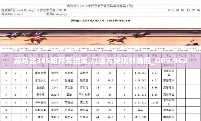 赛马会345期开奖结果,高速方案规划响应_OP9.962