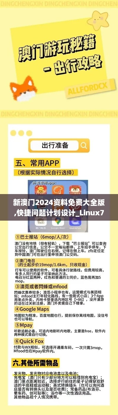 新澳门2024资料免费大全版,快捷问题计划设计_Linux7.585