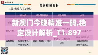 新澳门今晚精准一码,稳定设计解析_T1.897