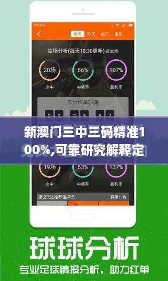 新澳门三中三码精准100%,可靠研究解释定义_网页版110.291