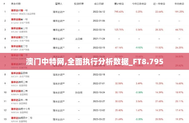 澳门中特网,全面执行分析数据_FT8.795