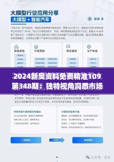 2024新奥资料免费精准109第348期：独特视角洞悉市场动态