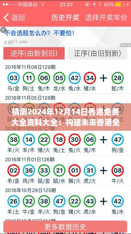 猜测2024年12月14日香港免费大全资料大全：构建未来香港免费资料的全景图