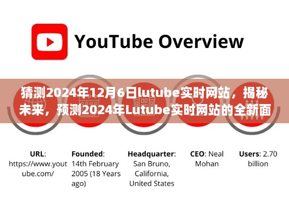 揭秘未来，预测Lutube实时网站在2024年的全新面貌与实时更新动态解析