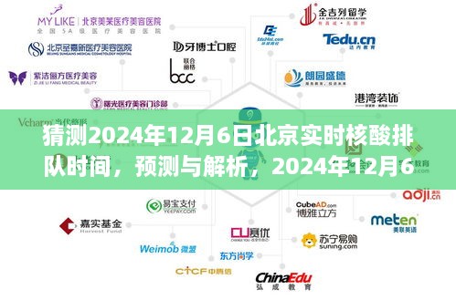 建议，预测与解析，北京未来核酸检测排队时间预测（以2024年12月6日为例）