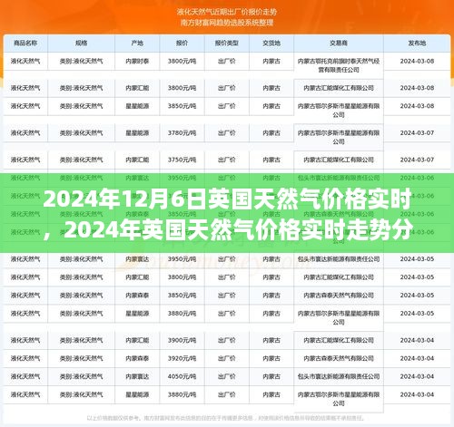 2024年英国天然气价格实时走势分析与市场洞察