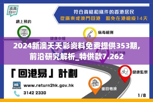 2024新澳天天彩资料免费提供353期,前沿研究解析_特供款7.262