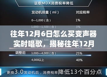 揭秘，如何在往年12月6日购买变声器实现实时唱歌？深度解析与观点分享