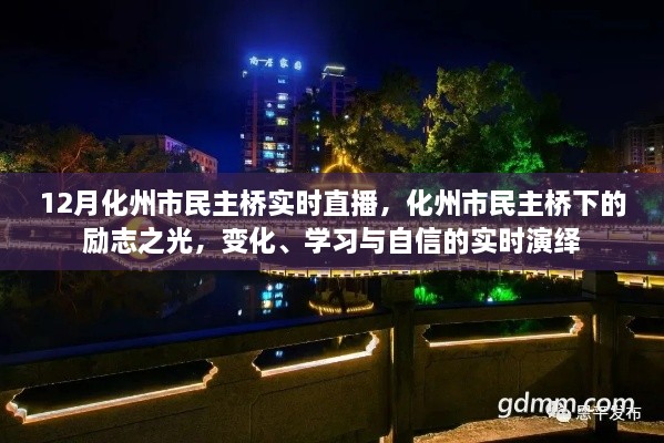 化州市民主桥下的励志之光，实时直播展现变化、学习与自信之路