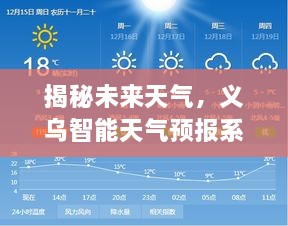 揭秘未来风云变幻，义乌智能天气预报系统预测2024年风云展望