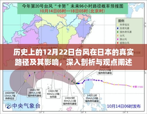 揭秘历史台风路径，日本遭遇的12月22日台风及其深远影响深度剖析