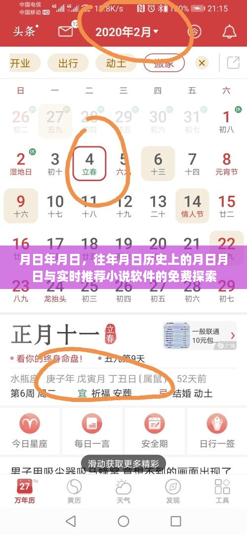 历史与现实交汇，免费小说软件探索与实时推荐