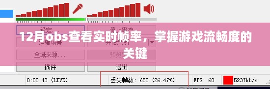 12月实时帧率监控，游戏流畅度的关键