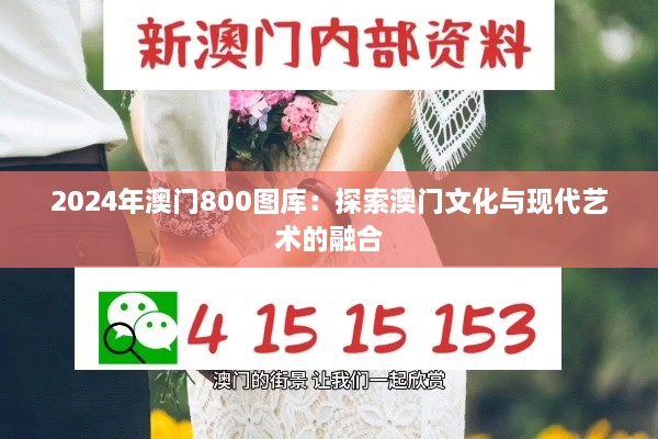 2024年澳门800图库：探索澳门文化与现代艺术的融合