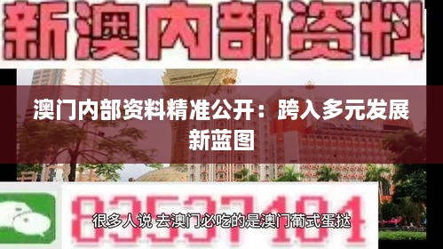 澳门内部资料精准公开：跨入多元发展新蓝图