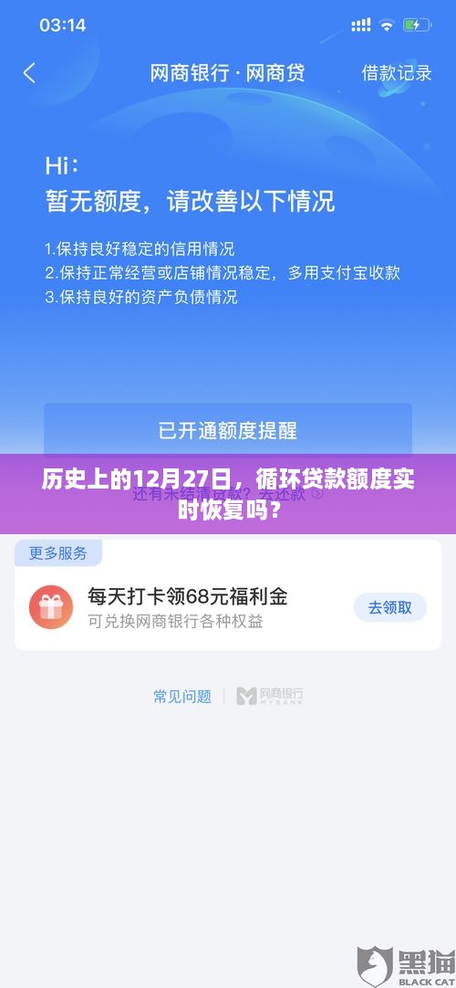 历史上的12月27日贷款额度恢复情况解析