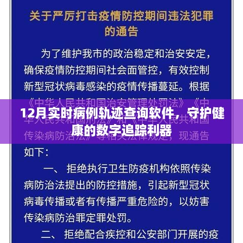 12月实时病例轨迹查询软件，健康守护的数字追踪工具