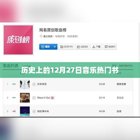 12月27日音乐历史热门书籍盘点