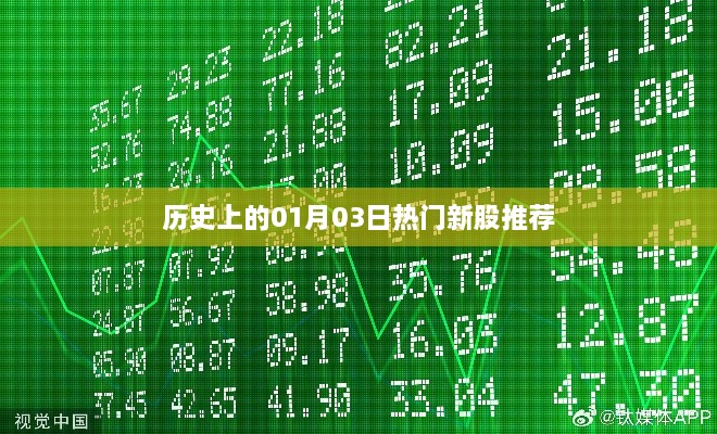 历史上的新股推荐，精选热门新股一览（日期，01月03日）