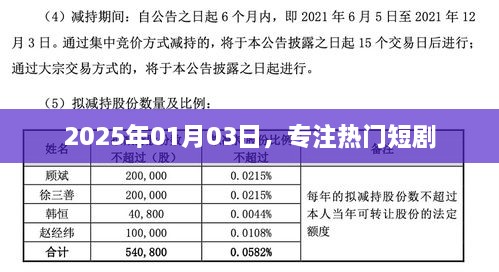 专注热门短剧，一网打尽精彩剧情——日期，XXXX年XX月XX日