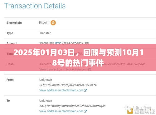 建议，回顾与预测，未来事件展望——十月十八日热门事件聚焦