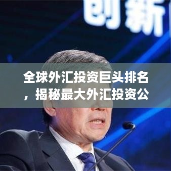 全球外汇投资巨头排名，揭秘最大外汇投资公司榜单