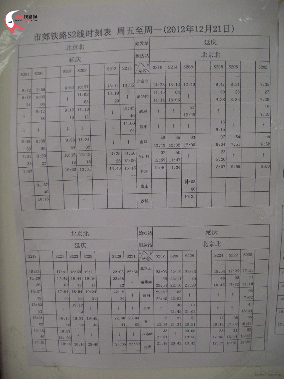 关于沙城S2线的最新时刻表（11月3日版），出行必备指南