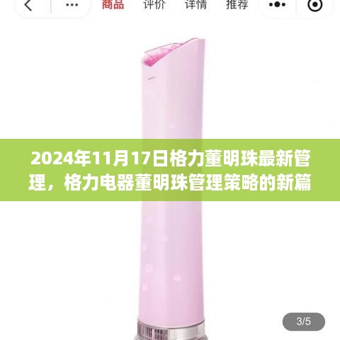 格力董明珠2024管理新策略展望，格力电器未来发展的新篇章