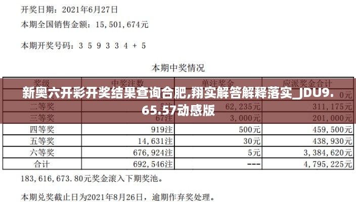 新奥六开彩开奖结果查询合肥,翔实解答解释落实_JDU9.65.57动感版