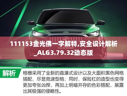 111153金光佛一字解特,安全设计解析_ALG3.79.32动态版