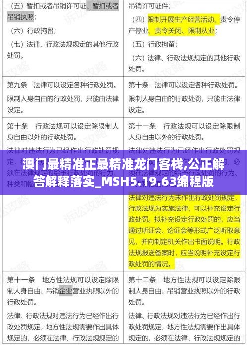 澳门最精准正最精准龙门客栈,公正解答解释落实_MSH5.19.63编程版