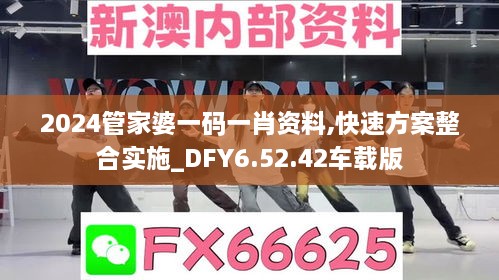 2024管家婆一码一肖资料,快速方案整合实施_DFY6.52.42车载版