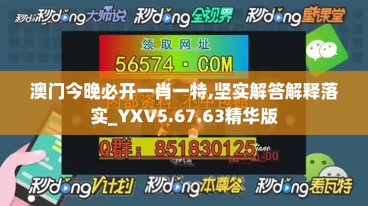 澳门今晚必开一肖一特,坚实解答解释落实_YXV5.67.63精华版