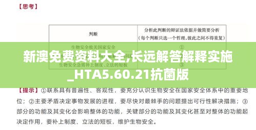 新澳免费资料大全,长远解答解释实施_HTA5.60.21抗菌版