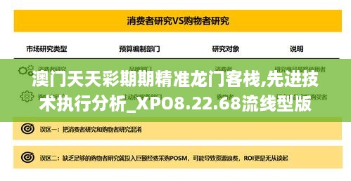 澳门天天彩期期精准龙门客栈,先进技术执行分析_XPO8.22.68流线型版