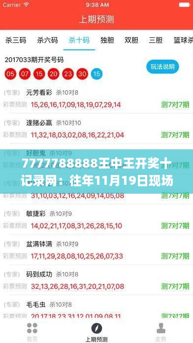 7777788888王中王开奖十记录网：往年11月19日现场数据评估执行_PFV3.78.61无限版本