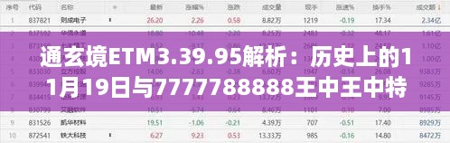 通玄境ETM3.39.95解析：历史上的11月19日与7777788888王中王中特