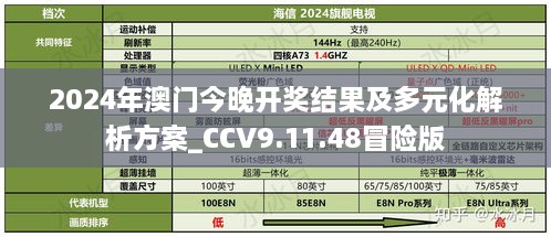 2024年澳门今晚开奖结果及多元化解析方案_CCV9.11.48冒险版