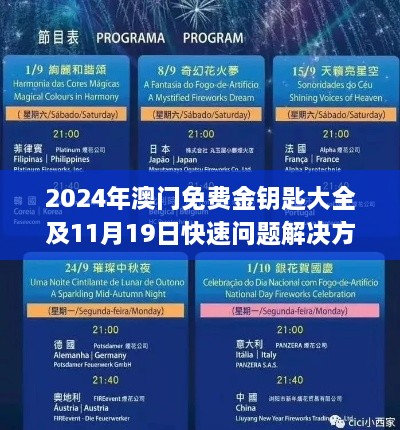 2024年澳门免费金钥匙大全及11月19日快速问题解决方案_RAY1.29.37后台版本