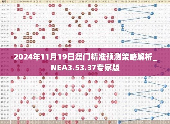 2024年11月19日澳门精准预测策略解析_NEA3.53.37专家版