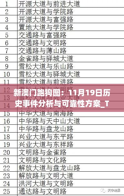 新澳门跑狗图：11月19日历史事件分析与可靠性方案_TXT9.20.39深度版