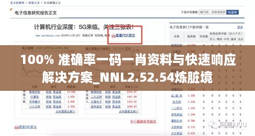 100% 准确率一码一肖资料与快速响应解决方案_NNL2.52.54炼脏境