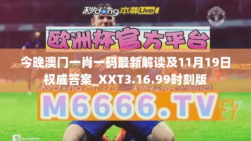 今晚澳门一肖一码最新解读及11月19日权威答案_XXT3.16.99时刻版