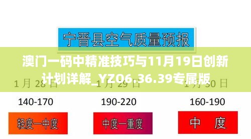 澳门一码中精准技巧与11月19日创新计划详解_YZO6.36.39专属版